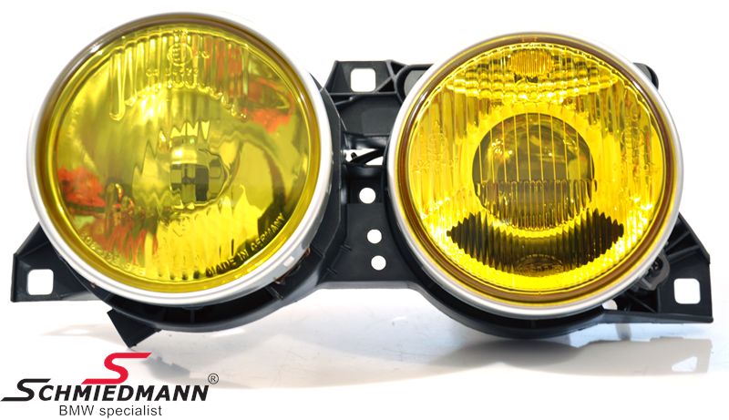 Bmw yellow high beam lights #4