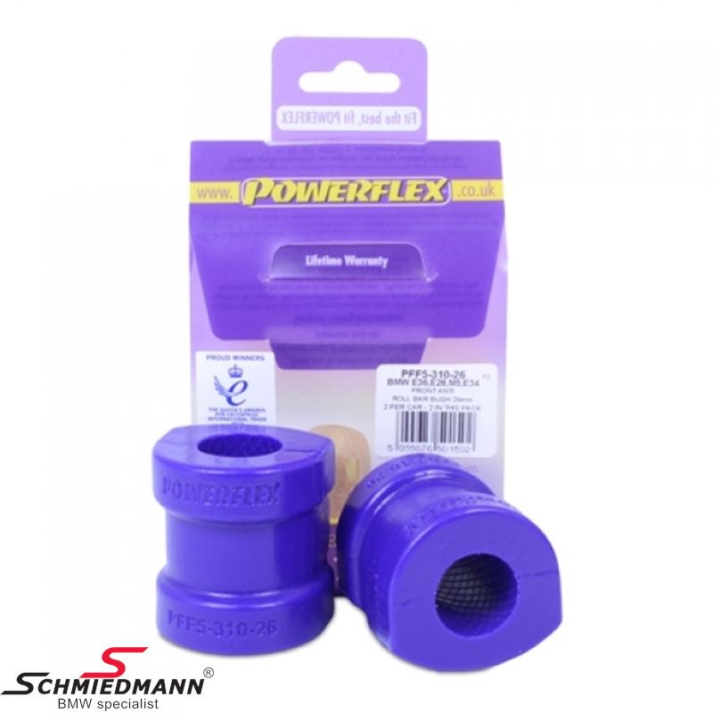 Powerflex Racing Stabilizer Bush Set Front 26MM PFF5 310 26