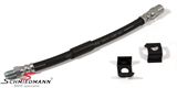 34322227388S 34322227388 34 32 2 227 388 2227388 BMW E36 -  Brake hose outer rear from trailing arm - Calipers -Schmiedmann HG High Grade- inclusive clips