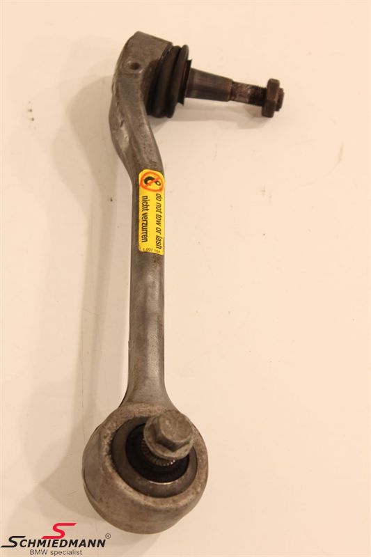 Wishbone alloy with rubber mounting L.-side