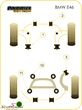 PFR5-504-20BLK BMW Z4 (E85) -  Powerflex racing -Black Series- stabilizer bush-set rear 20MM (for track use)