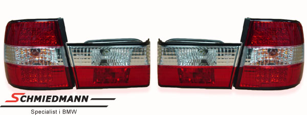 Taillights facelift red/white LED
