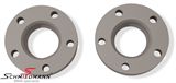 12310E BMW X6 M (F86) -  Wheel spacer alu set - Silver anodized, 50mm per axle/25mm per side/wheel, hubcentric - System 2, without bolts