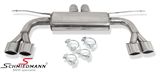 SCMX5M86R BMW X5 (E70) -  Schmiedmann stainless steel sport rear silencer -Lightweight Race- without exhaust regulation-valve 4XØ86MM