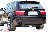 SCMX5M86R BMW X5 (E70) -  Schmiedmann stainless steel sport rear silencer -Lightweight Race- without exhaust regulation-valve 4XØ86MM