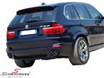SCMX5M86R BMW X5 (E70) -  Schmiedmann stainless steel sport rear silencer -Lightweight Race- without exhaust regulation-valve 4XØ86MM