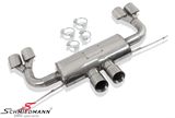 SCMX5M86R BMW X5 (E70) -  Schmiedmann stainless steel sport rear silencer -Lightweight Race- without exhaust regulation-valve 4XØ86MM