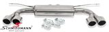 SCMX5M86R BMW X5 (E70) -  Schmiedmann stainless steel sport rear silencer -Lightweight Race- without exhaust regulation-valve 4XØ86MM