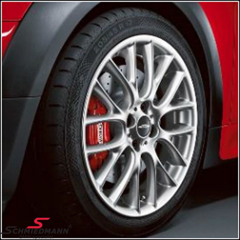 17"  JCW Cross Spoke Challenge R112 stríbrný, disk 7,5X17 (originál MINI)