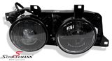 SF34/32CLA  Headlight-set DE black H1 -Black Classic-