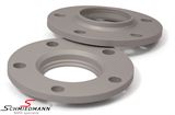 12062E BMW X5 M (F85) -  Spacer set silver anodized. Sys.2, 18mm per axle/9mm per wheel 5x120 per set