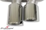 B5438.00904 BMW F10 LCI -  Sports rear silencer set Eisenmann tailpipes round 4XØ90MM