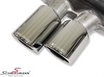 B5438.00904 BMW F10 LCI -  Sports rear silencer set Eisenmann tailpipes round 4XØ90MM