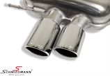 B5438.00904 BMW F10 LCI -  Sports rear silencer set Eisenmann tailpipes round 4XØ90MM