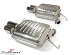 B5438.00904 BMW F10 LCI -  Sports rear silencer set Eisenmann tailpipes round 4XØ90MM