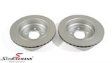 34216767060H 34216767060 34 21 6 767 060 6767060  Brzdové kotouce zadní 298X20MM - chlazené, originál Hella-Pagid
