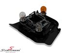 BMW 63218383827 63218383827 63 21 8 383 827 8383827 / 63-21-8-383-827 63218383827 63 21 8 383 827 8383827 BMW E46 -  Rear plate for the outer taillight part located on the rear fender inclusive sockets for bulbs L.-side