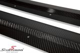 1006-0 BMW F82 M4 -  Sideskirt extention set carbon original -3D Design-, to be installed under the original sideskirts