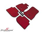 SCMF06SPRR BMW F06 GC -  Floormats front/rear original Schmiedmann -Sport EVO Red- red