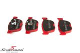 DP31938C 宝马 X5LCI (E70) -  Racing brake pads front EBC red stuff (for road and extreme driving)