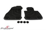 BMW 51472365854 51472365854 51 47 2 365 854 2365854 / 51-47-2-365-854 51472365854 51 47 2 365 854 2365854 BMW X1 (F48) -  Floormats "All weather" front, black/red - original BMW