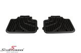 BMW 51472365857 51472365857 51 47 2 365 857 2365857 / 51-47-2-365-857 51472365857 51 47 2 365 857 2365857 BMW X1 (F48LCI) -  Floormats "All weather" rear, black/red - original BMW