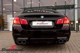 983046-26K BMW F10 -  Sport rear silencer set R+L.-side+X-pipe, stainless steel Supersprint tailpipes 4 X 90MM round