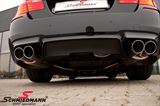 983046-26K BMW F10 -  Sport rear silencer set R+L.-side+X-pipe, stainless steel Supersprint tailpipes 4 X 90MM round