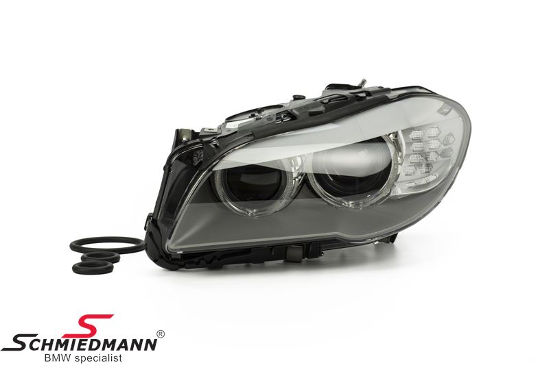 Headlight D1S Bi-xenon, left side without adaptive light - original Hella