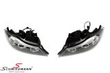 FL9091EDBCCFL BMW E90 -  Headlights angel -Black Edition- eyes facelift look with CCFL rings / white indicators