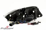 FL9091EDBCCFL BMW E90 -  Headlights angel -Black Edition- eyes facelift look with CCFL rings / white indicators