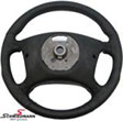 SCMR39ALU4E  Sport steering wheel Schmiedmann 4 spoke leather with alloy look inlays D=385MM