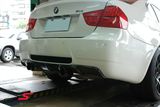 IN90M3CAR2 BMW E90 LCI -  Rear apron trimpanel EVO for M3 rearskirt genuine carbon (Please note the installation instructions)