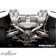 B8888.00904.21 BMW F80 M3 -  Eisenmann sport rear silencer with chrome/brushed aluminium (Lemans slant cut) tips 4XØ90MM 