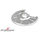 34111152605 34111152605 34 11 1 152 605 1152605 BMW E24 -  Brake protection plate front L.-side