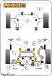 PFF5-4601-60BLK  Powerflex racing -Black Series- front Lower wishbone bush with D=60MM holder (Diagram ref. 1)
