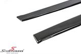 SKEXMF8082 BMW F83 M4 convertible -  Sideskirt extention set carbon -EVO-X-, to be installed under the original sideskirts