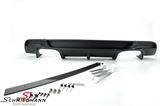 53461 BMW E92 -  Trim panel original Rieger for M-tech rear bumper with double tailpipe both sides - To be painted