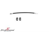 34321159879S 34321159879 34 32 1 159 879 1159879 宝马 E23 -  Brake hose front -Schmiedmann HG High Grade- inclusive clips