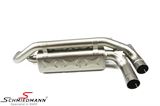 M-BM-T-4H BMW E82 -  Sport rear silencer Akrapovic Titanium EVO System (Without tailpipes)