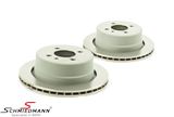 34216889209K 34216889209 34 21 6 889 209 6889209  Brake discs rear ventilated 258X19MM - original BMW