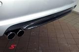 IN46LMCAR  Rear apron trimpanel EVO for M-Technic rearskirt genuine carbon (Please note the installation instructions)