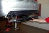 IN46LMCAR  Rear apron trimpanel EVO for M-Technic rearskirt genuine carbon (Please note the installation instructions)