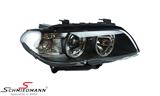 63117166804H 63117166804 63 11 7 166 804 7166804 BMW X5 (E53) -  Headlight D2S/H1 R.-side complete bi-xenon/ without adaptive light, with white direction indicator lights - original Hella Germany