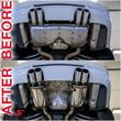 045134  Sport rear silencer Supersprint -Race- version, tailpipes 2X80MM round L.-side