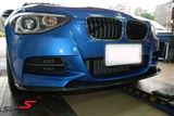 FRLF2021CARE BMW F20 -  Frontspoiler lip genuine carbon coated -EVO- for M-Technic frontspoiler 