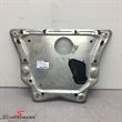 B31106786568 Engine undercarriage cover front part alu reinforcement plate