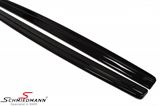 SKF1011-MD BMW F10 -  Maxton Design side skirt extension set (L+R) glossy black, to be installed under the original side skirts