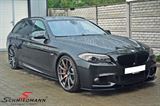 SKF1011-MD BMW F10 -  Maxton Design side skirt extension set (L+R) glossy black, to be installed under the original side skirts