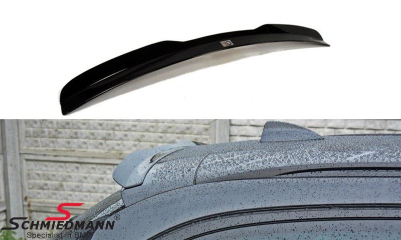 Schwarz matt Hecklippe Dachspoiler Blende Dach roof spoiler für BIO Auto